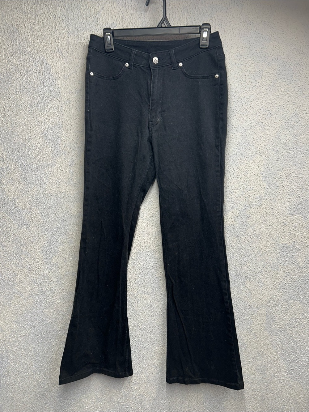 Divided Black Flared Stretch Jeans